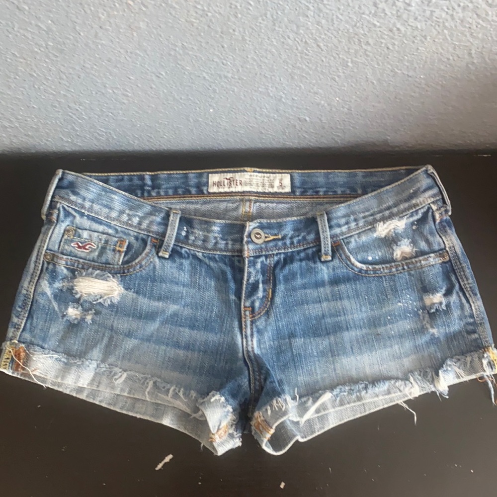 Hollister Distressed Jean Shorts